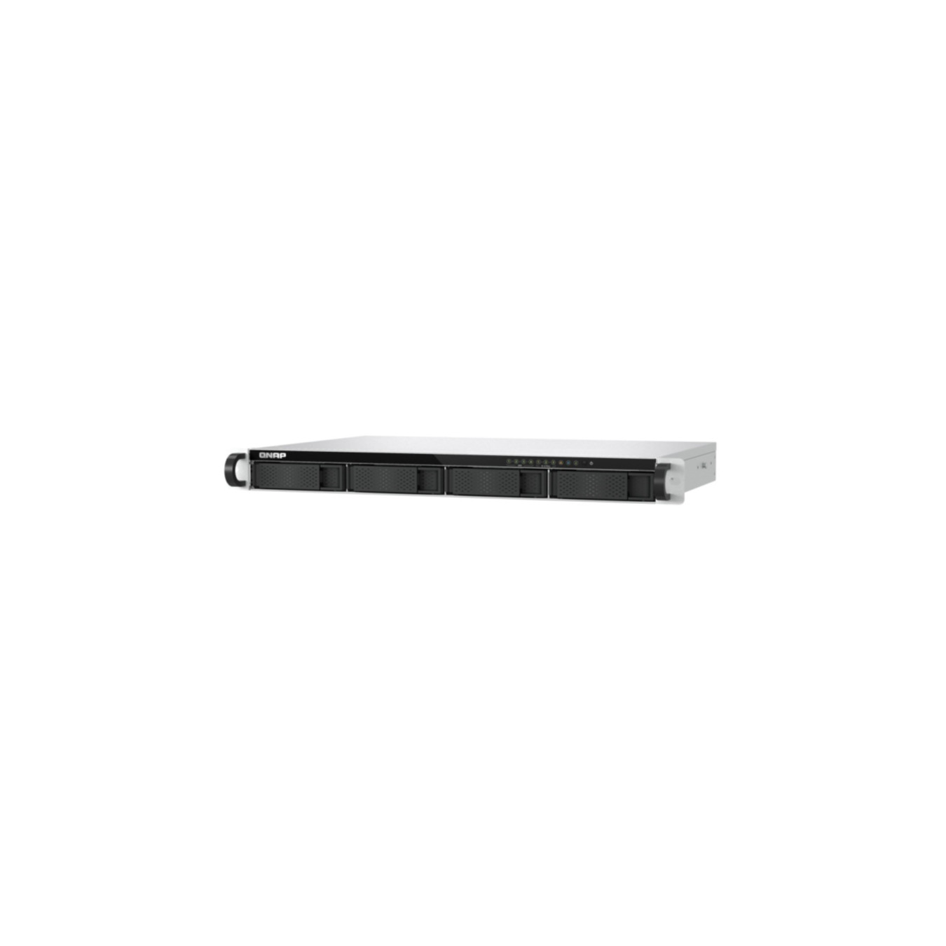 QNAP TS-h765eU-8G - 1U Short-Depth 4-Bay Rackmount NAS, Intel Atom x7000C, 8GB RAM, E1.S/M.2 NVMe, QuTS hero