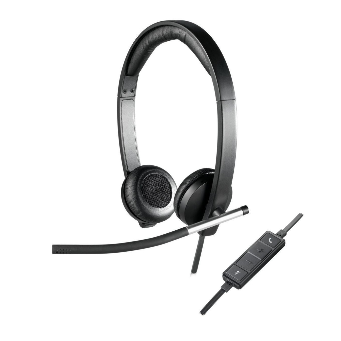Logitech H650e Stereo Headset – USB-A Wired Noise-Canceling Mic | Armenius Store