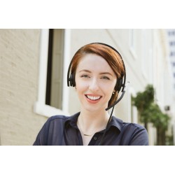 Buy Logitech H650e Stereo Headset - 981-000519 - USB-A Wired, Black/Silver, On-e... in Cyprus, Nicosia, Limassol, Larnaka, Pafos