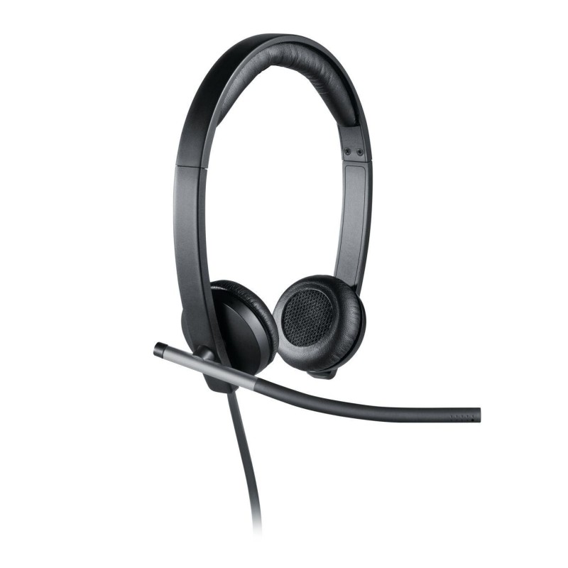 Buy Logitech H650e Stereo Headset - 981-000519 - USB-A Wired, Black/Silver, On-e... in Cyprus, Nicosia, Limassol, Larnaka, Pafos