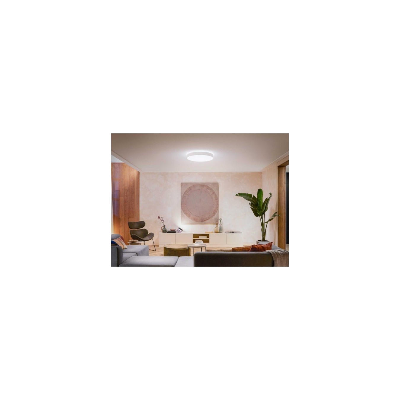White Ambiance Enrave extra large ceiling light - LED light — Buy in Cyprus with Fast Delivery