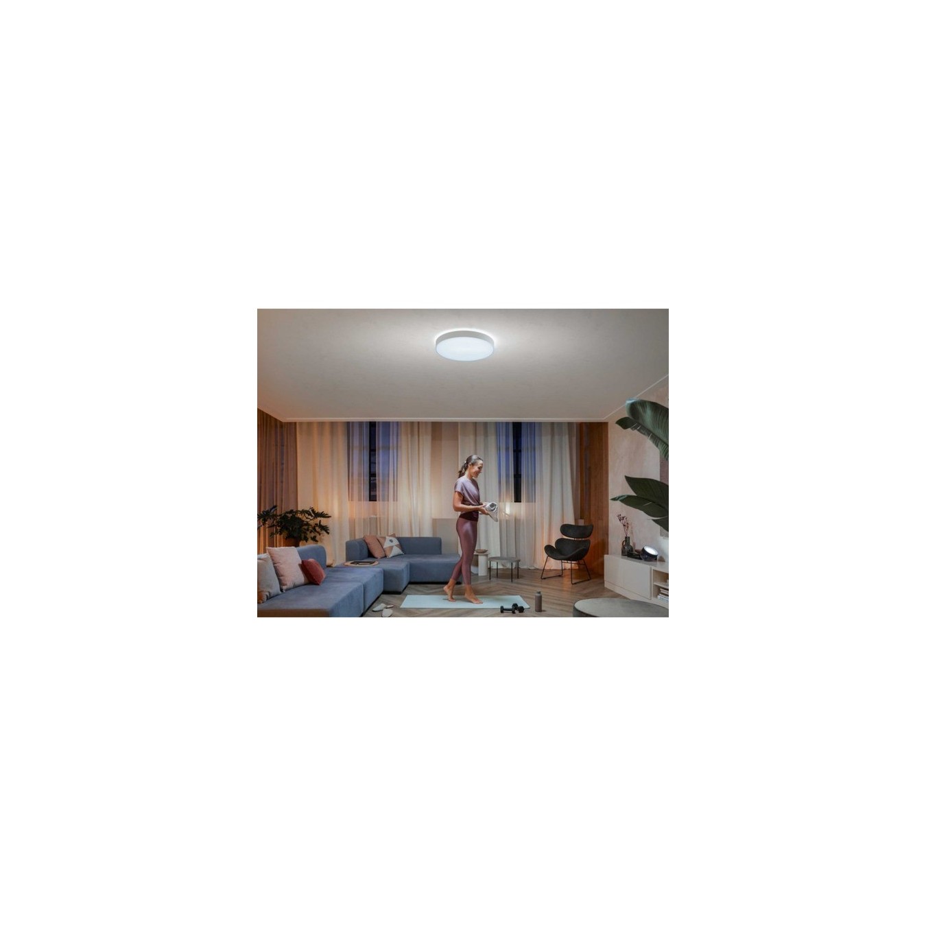 White Ambiance Enrave extra large ceiling light - LED light — Buy in Cyprus with Fast Delivery