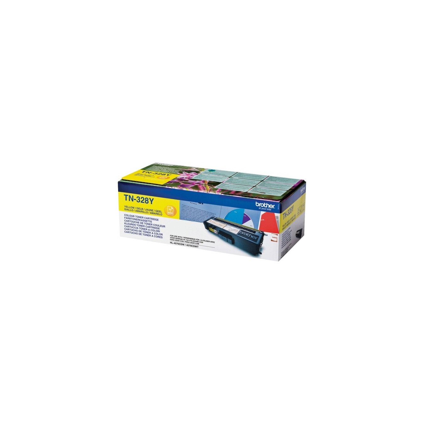 Toner - TN-328Y - Yellow, Toner — Buy in Cyprus with Fast Delivery