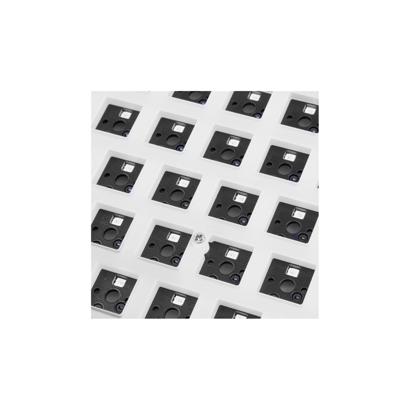 Sharkoon SKILLER SGK50 S3 PBT - 75% Mechanical Gaming Keyboard, Gateron Yellow, White, 256KB Onboard