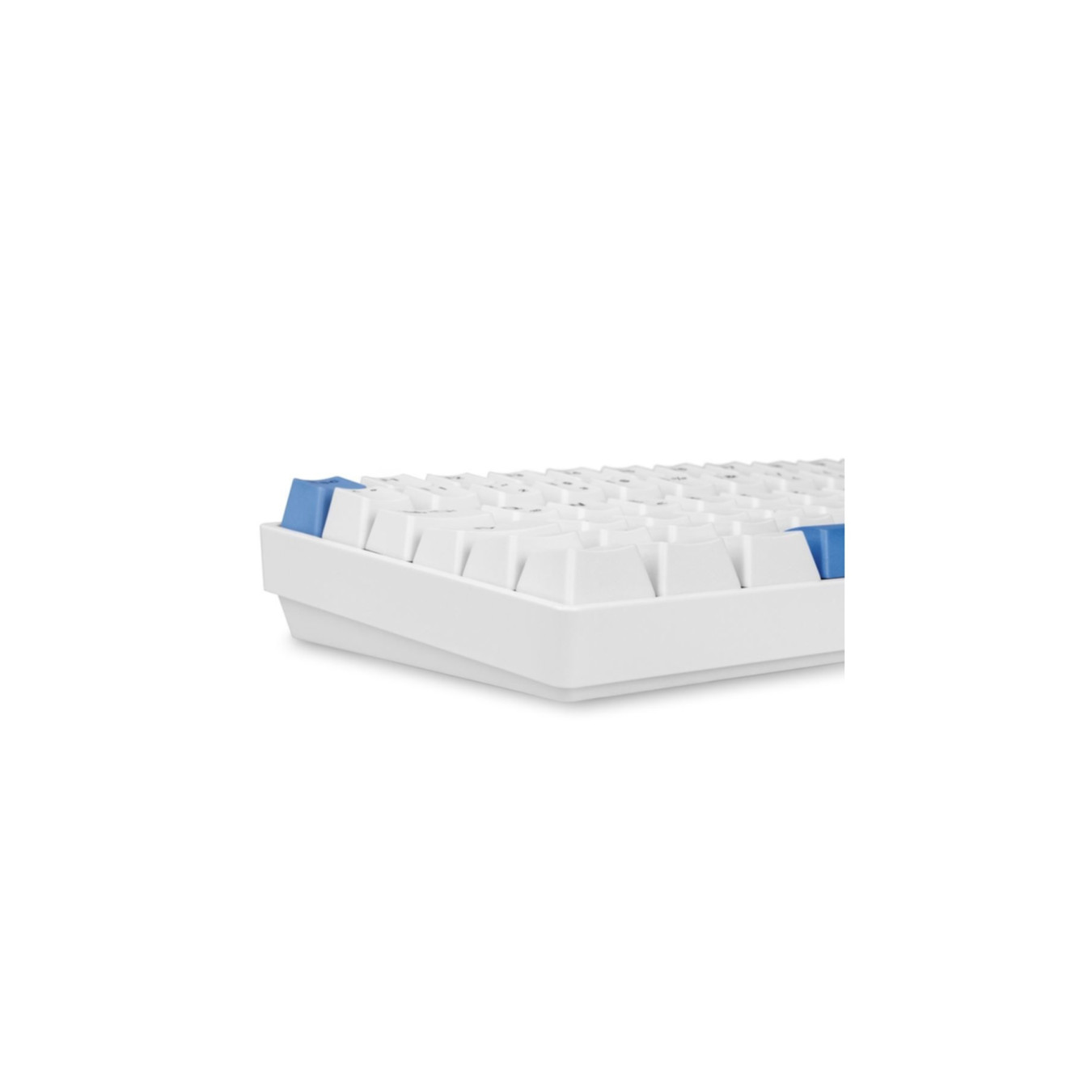 Sharkoon SKILLER SGK50 S3 PBT - 75% Mechanical Gaming Keyboard, Gateron Yellow, White, 256KB Onboard