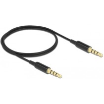 Jack cable 3.5mm 4Pin to 3.5mm 4Pin plug - Ultra Slim — Buy in Cyprus with Fast Delivery