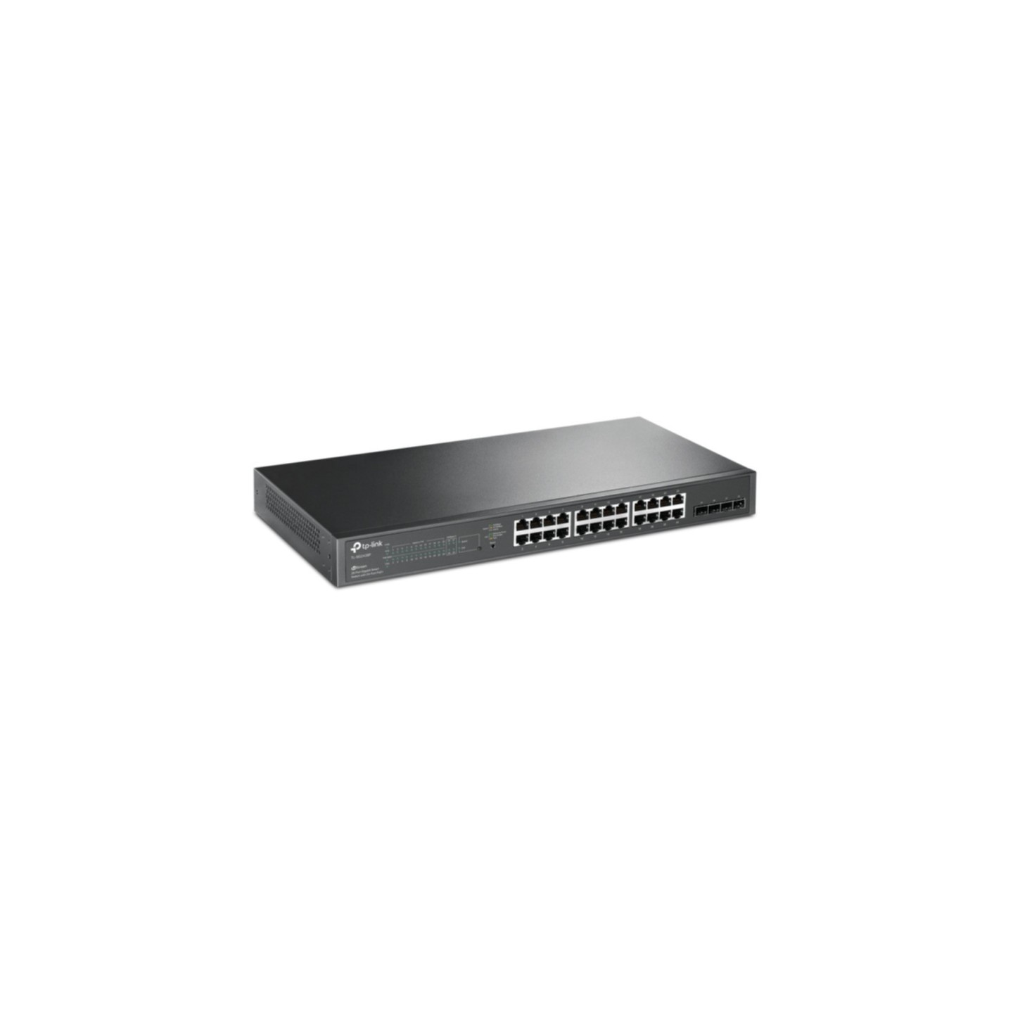 TP-Link JetStream TL-SG2428P - 24-Port Gigabit Managed L2 Switch, 24x PoE+ & 4 SFP (Rackmount)