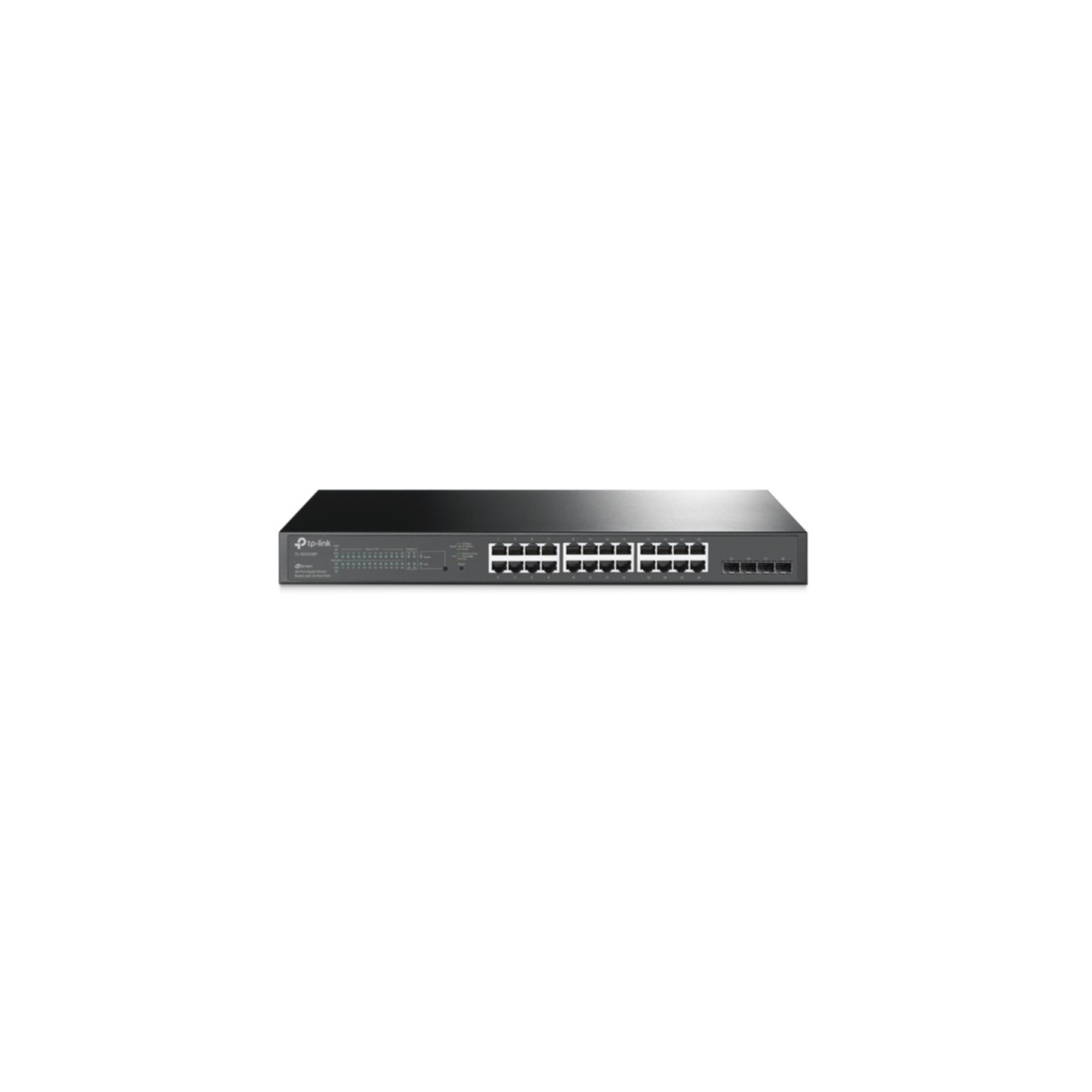 TP-Link JetStream TL-SG2428P - 24-Port Gigabit Managed L2 Switch, 24x PoE+ & 4 SFP (Rackmount)