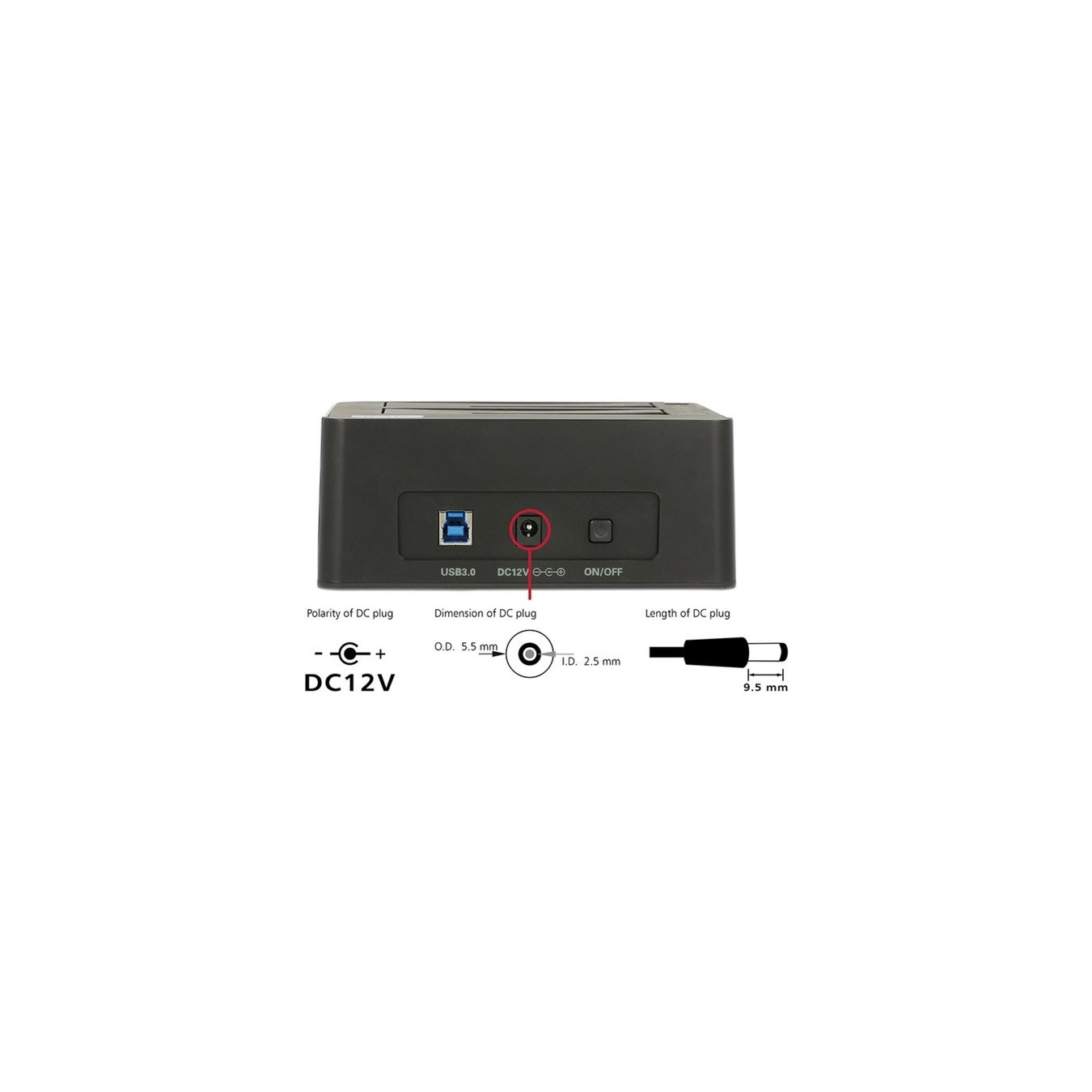 Dual Docking Station - 2 x SATA HDD SSD — Buy in Cyprus with Fast Delivery