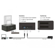 Dual Docking Station - 2 x SATA HDD SSD — Buy in Cyprus with Fast Delivery