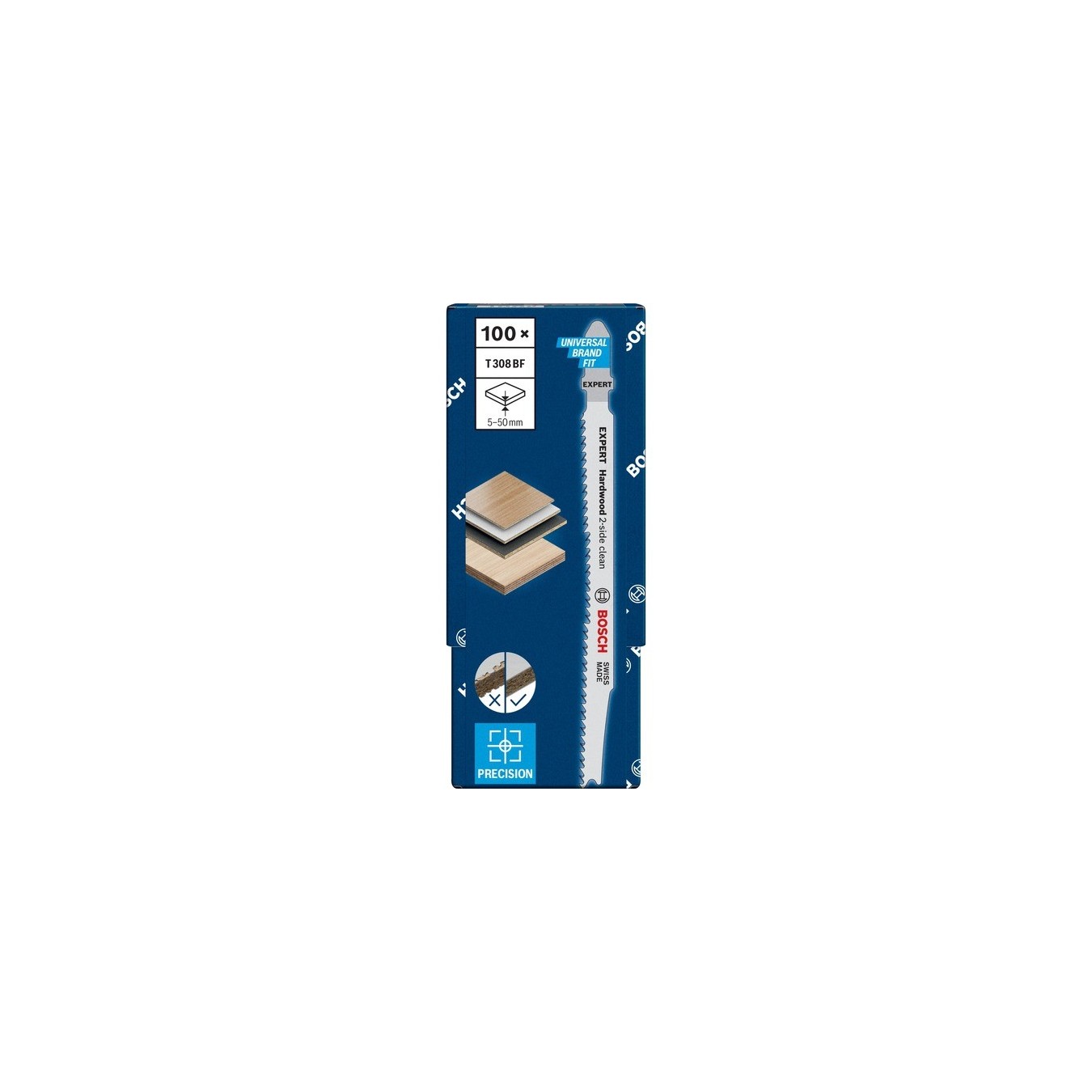 Expert Jigsaw Blade - T 308 BF - Hardwood 2-side clean — Buy in Cyprus with Fast Delivery