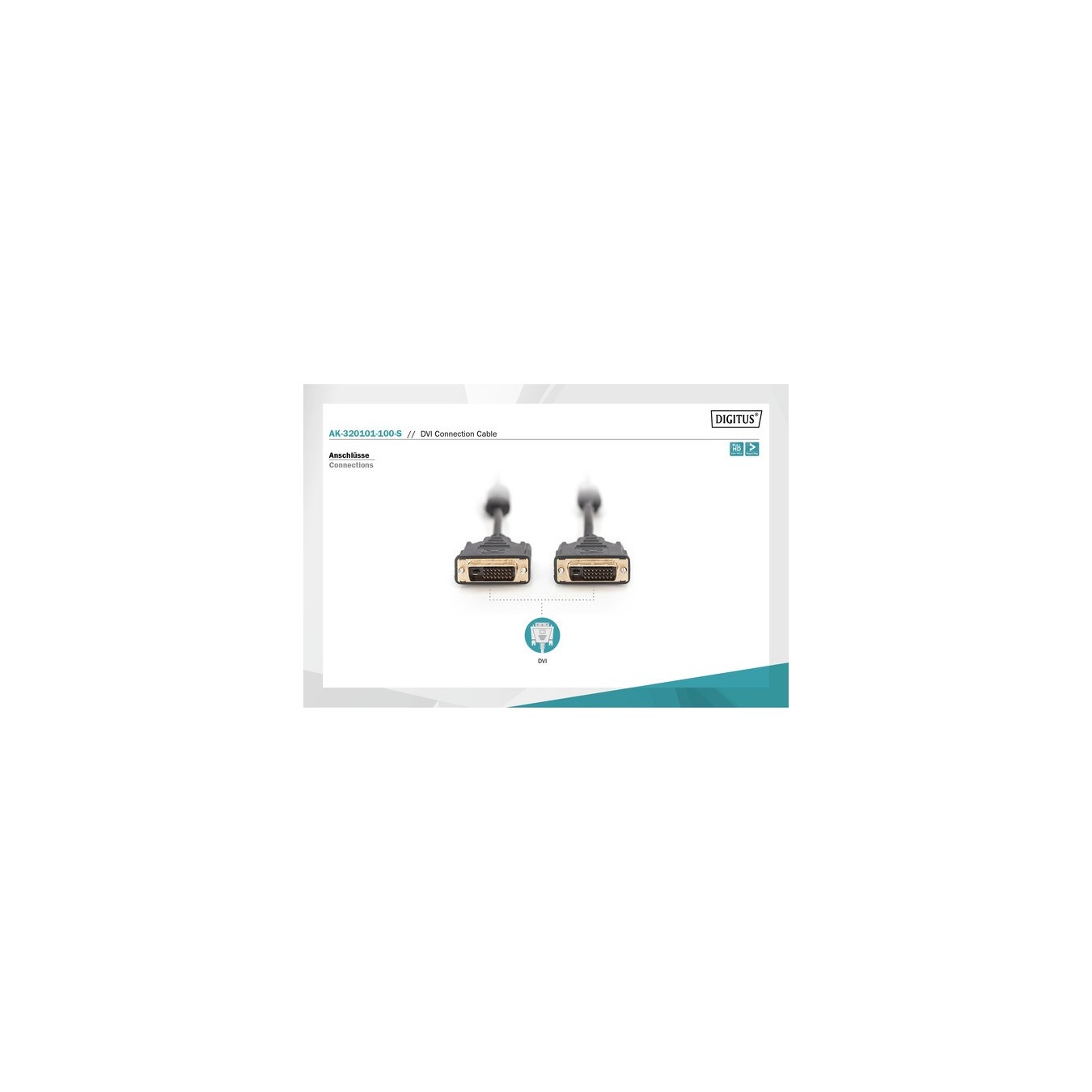 DVI to DVI Connection Cable — Buy in Cyprus with Fast Delivery