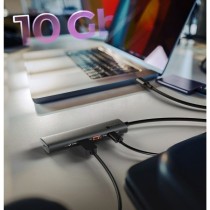 ICY BOX IB-HUB1437-CPD 4-Port USB 3.2 Gen 2 Hub – 2x USB-A 2x USB-C 10 Gbit/s | Armenius Store