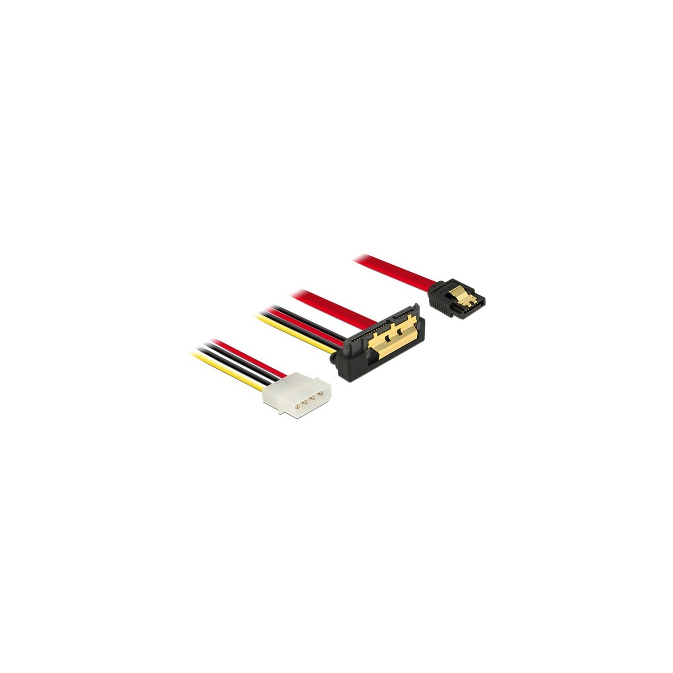 SATA Adapter Cable 7-pin + 5.25''-4-pin to SATA 22-pin — Buy in Cyprus with Fast Delivery