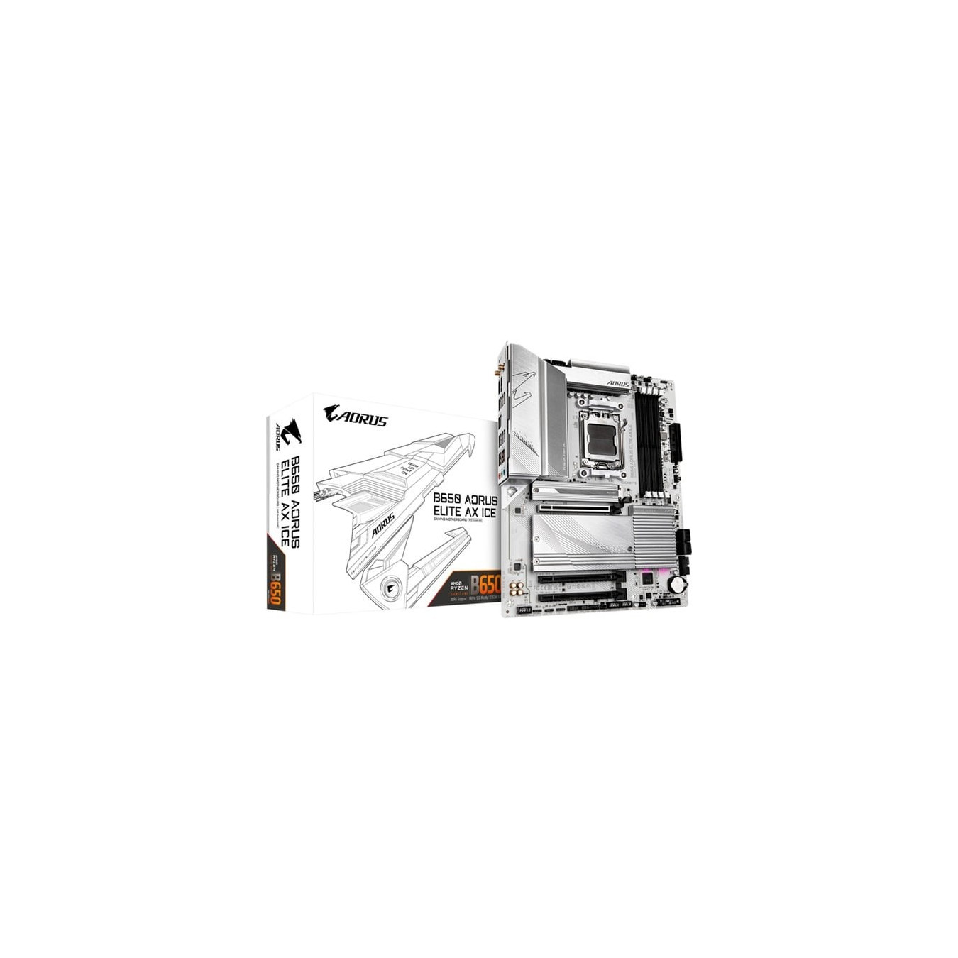 B650 AORUS ELITE AX ICE - Mainboard — Buy in Cyprus with Fast Delivery