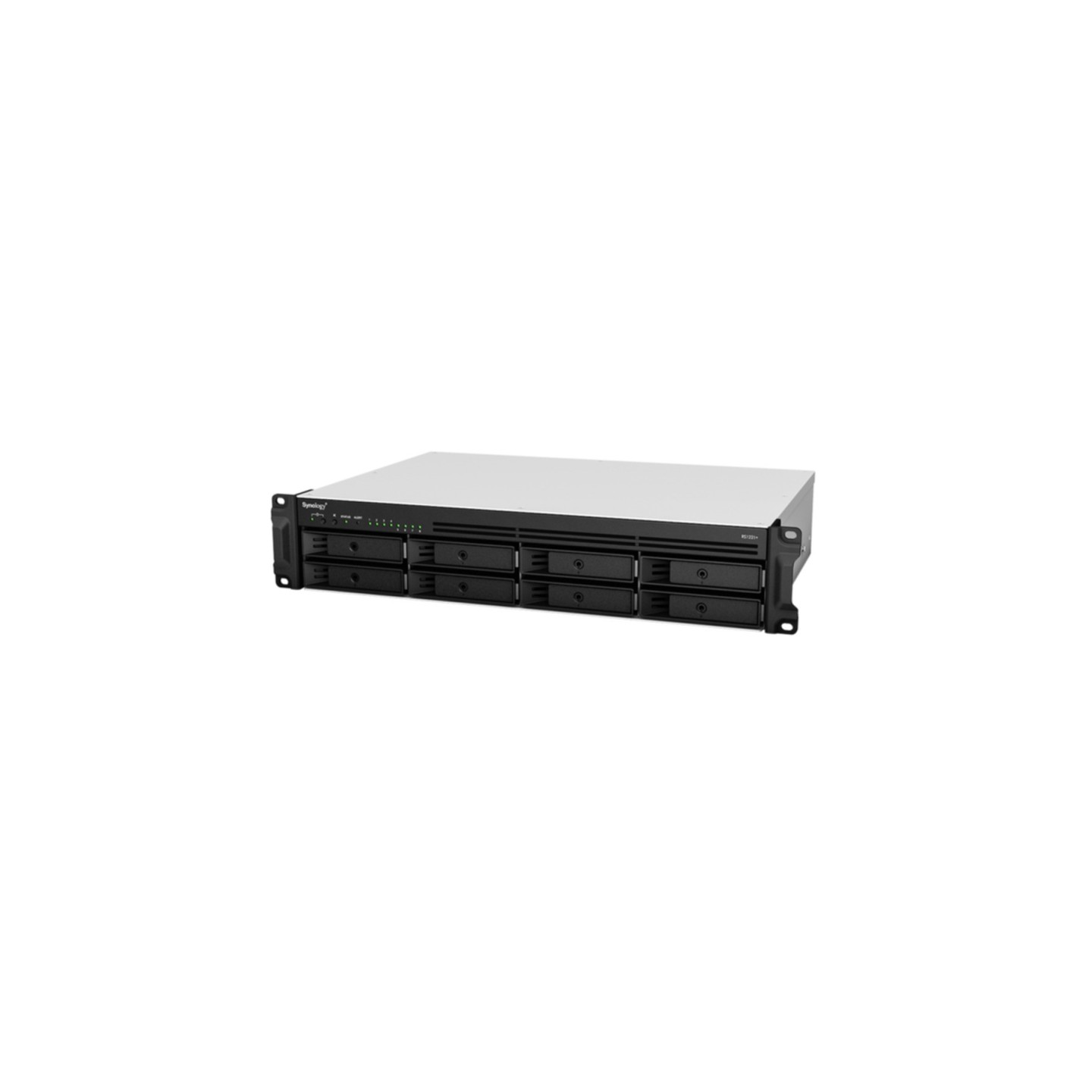 Synology RackStation RS1221+ - 8-Bay 2U Rack NAS, AMD V1500B 2.2GHz 4-core, 4GB DDR4, Black — Buy in Cyprus with Fast Delivery