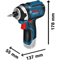 Cordless impact wrench - GDR 12V-105 - Professional — Buy in Cyprus with Fast Delivery
