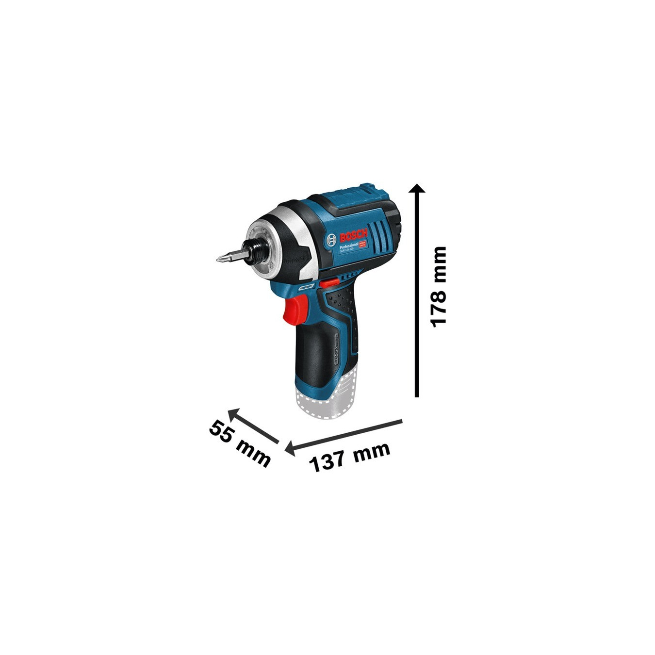 Cordless impact wrench - GDR 12V-105 - Professional — Buy in Cyprus with Fast Delivery