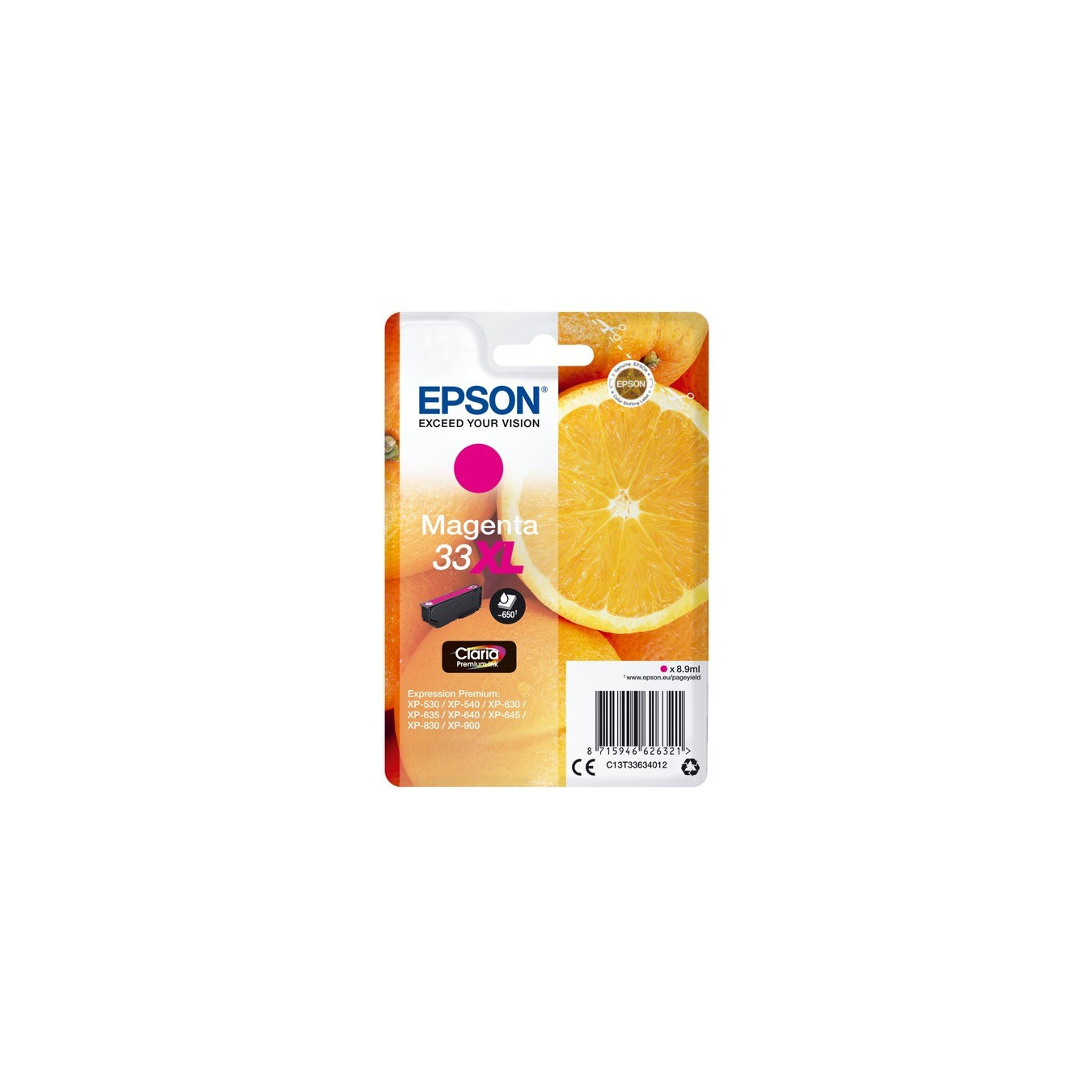 Magenta Ink 33XL - C13T33634012 - Magenta 33XL — Buy in Cyprus with Fast Delivery