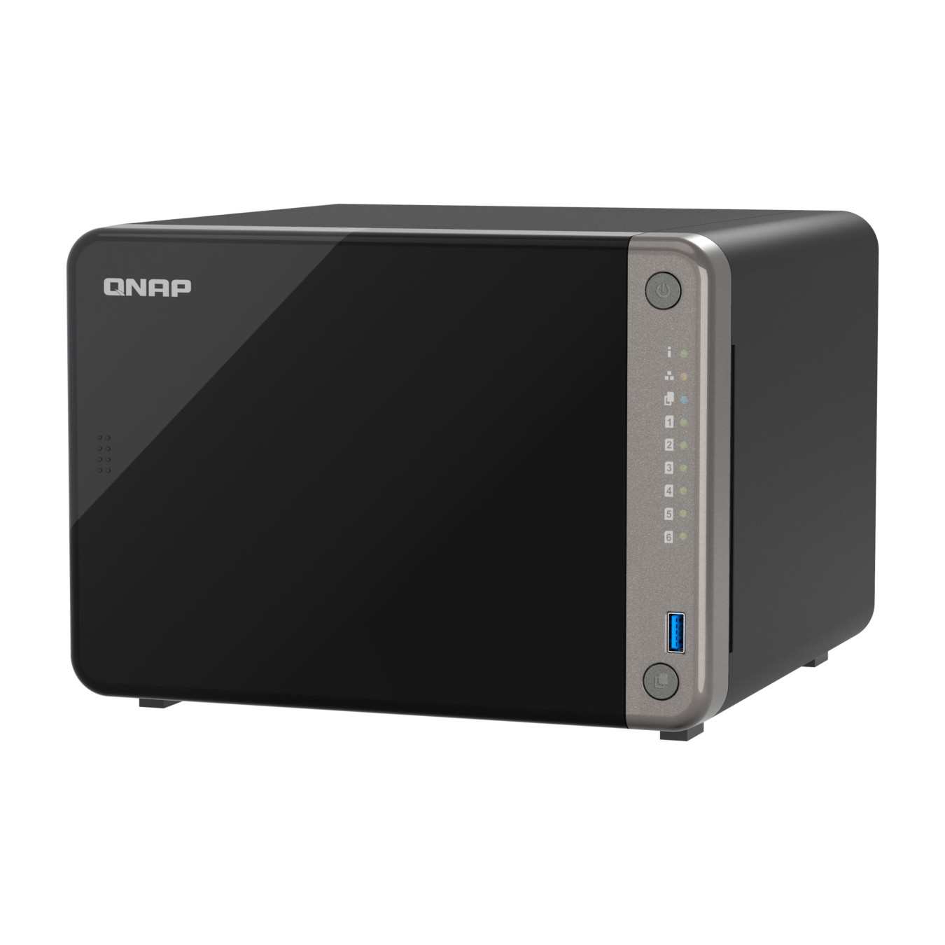 QNAP TS-AI642-8G - 6-Bay NAS, Cortex-A76 4-core, 8GB RAM, 2x2.5GbE, 2xHDMI, Black — Buy in Cyprus with Fast Delivery