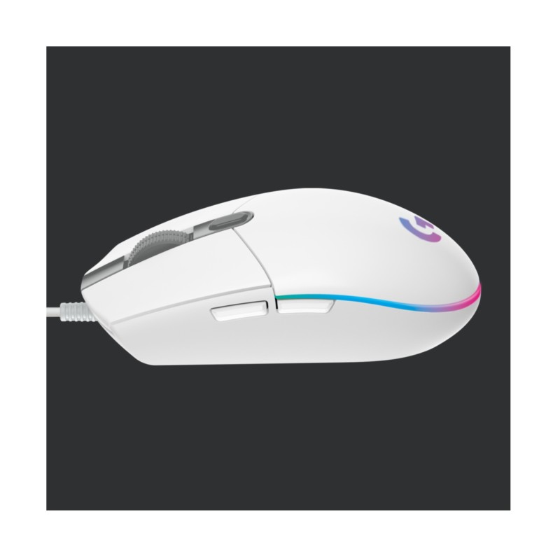 Buy Logitech G203 Gaming Mouse - 910-005797 - Wired USB-A, White, 8000 DPI, RGB,... in Cyprus, Nicosia, Limassol, Larnaka, Pafos