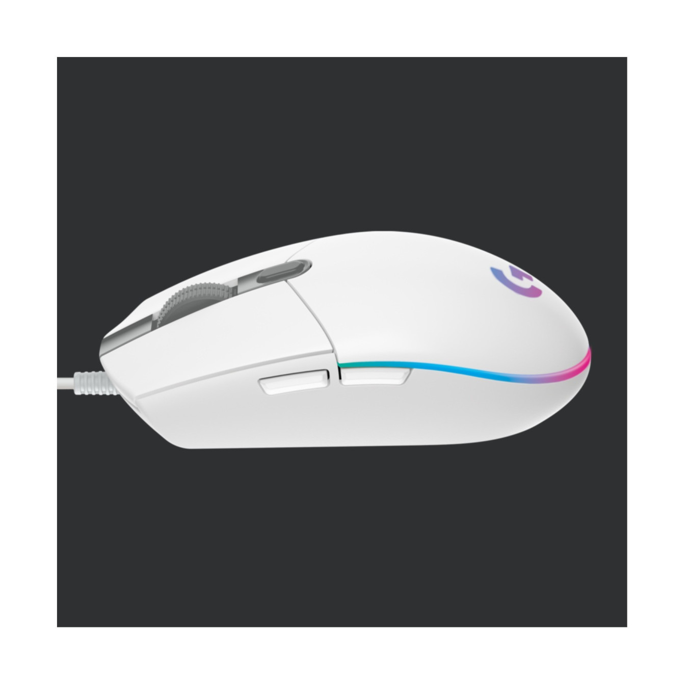 Logitech G203 Gaming Mouse - 910-005797 - Wired USB-A, White, 8000 DPI, RGB, 6 Buttons — Buy in Cyprus with Fast Delivery