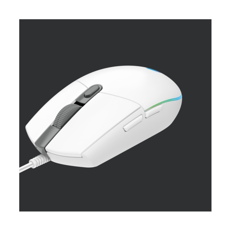 Buy Logitech G203 Gaming Mouse - 910-005797 - Wired USB-A, White, 8000 DPI, RGB,... in Cyprus, Nicosia, Limassol, Larnaka, Pafos