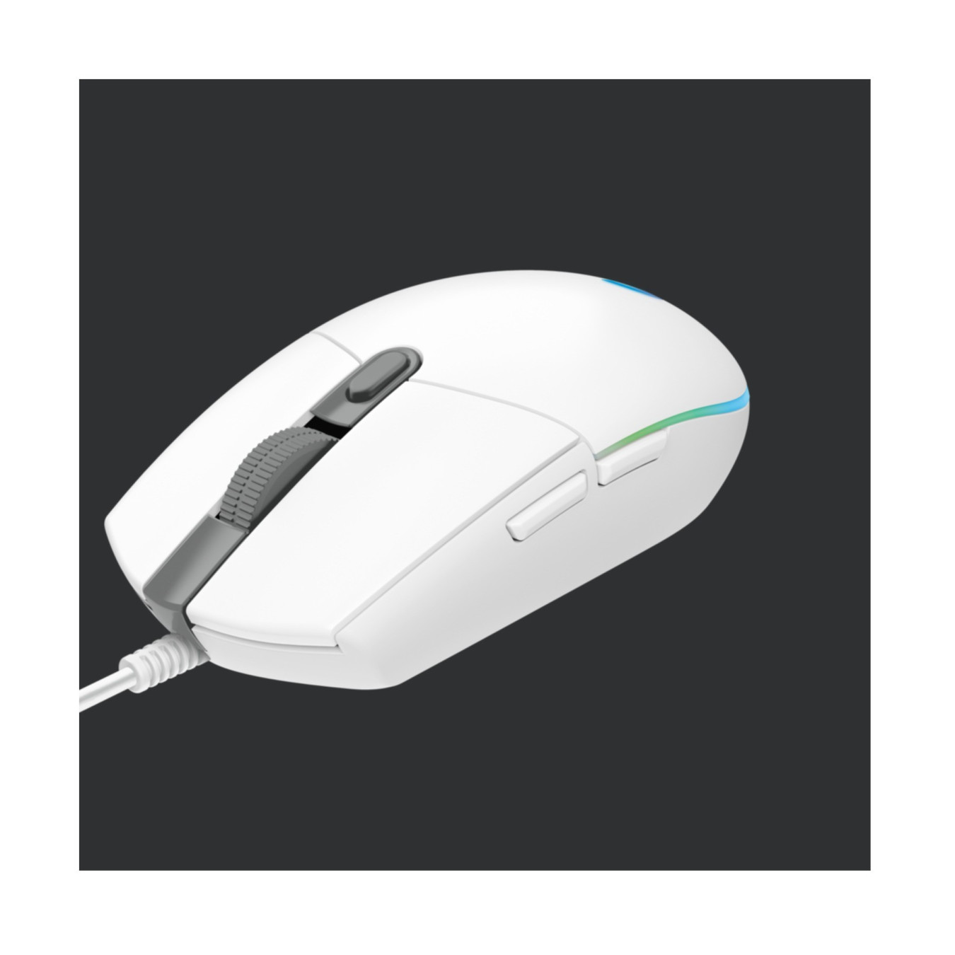 Logitech G203 Gaming Mouse - 910-005797 - Wired USB-A, White, 8000 DPI, RGB, 6 Buttons — Buy in Cyprus with Fast Delivery