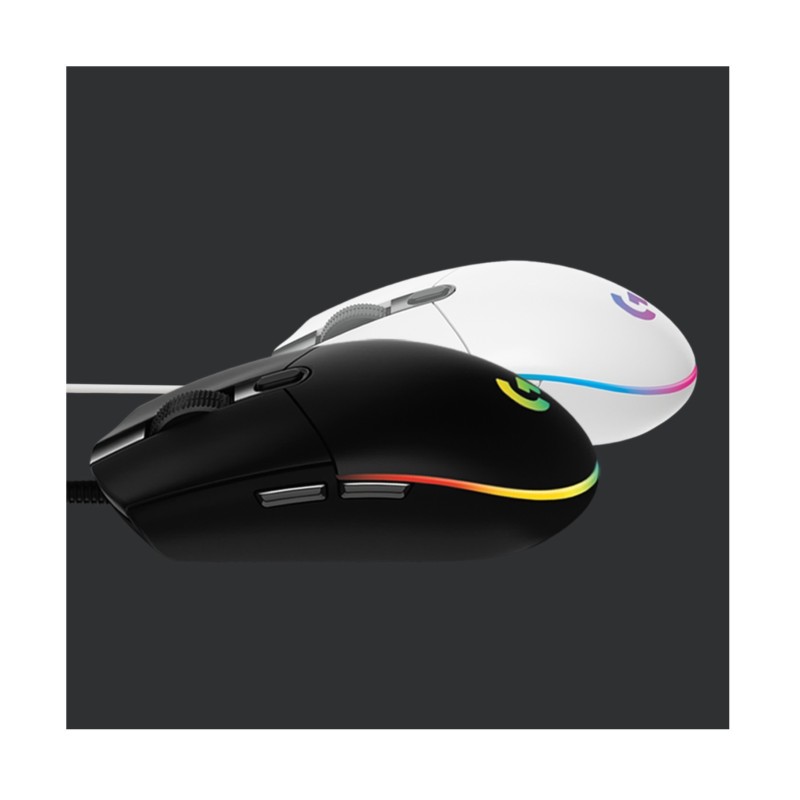 Buy Logitech G203 Gaming Mouse - 910-005797 - Wired USB-A, White, 8000 DPI, RGB,... in Cyprus, Nicosia, Limassol, Larnaka, Pafos