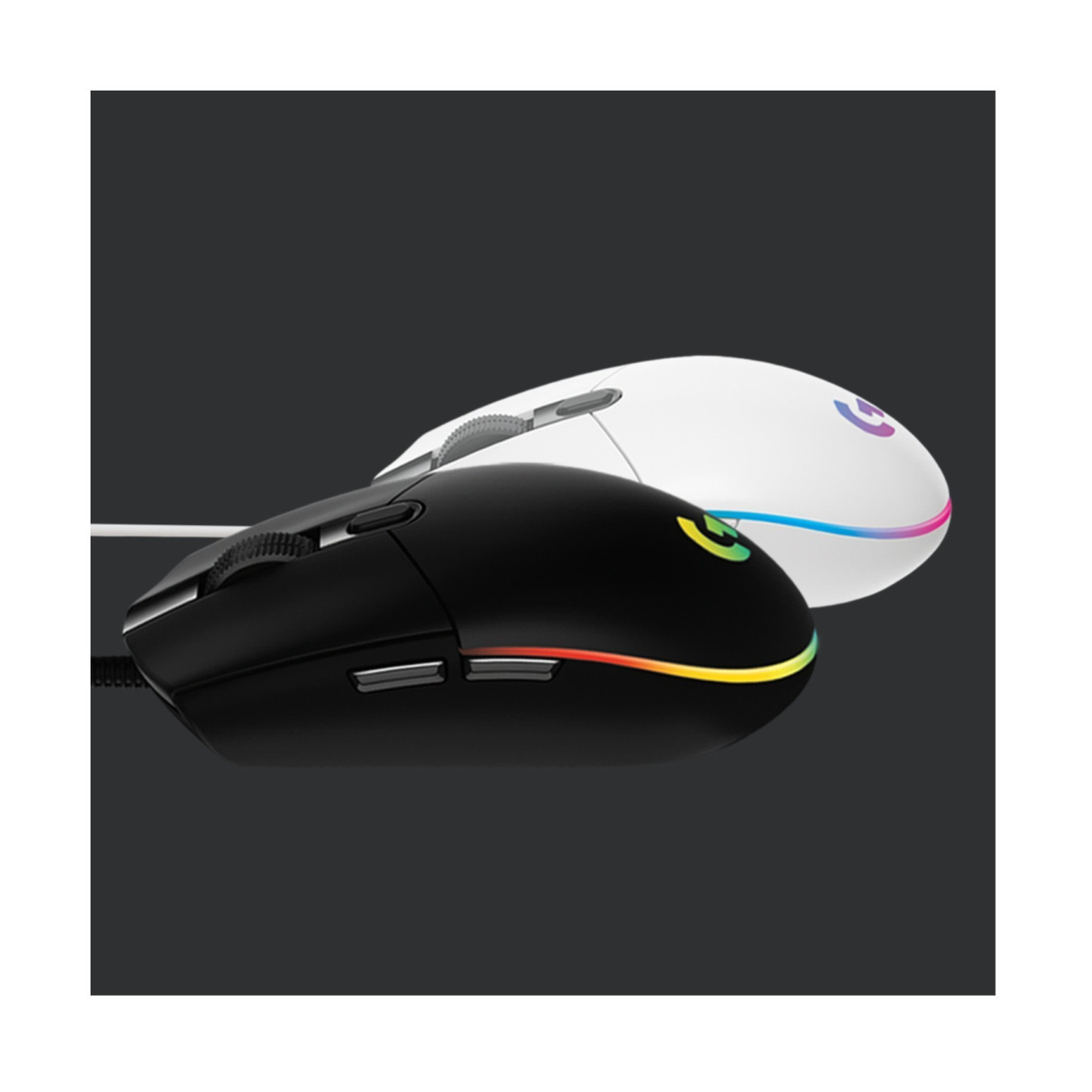 Logitech G203 Gaming Mouse - 910-005797 - Wired USB-A, White, 8000 DPI, RGB, 6 Buttons — Buy in Cyprus with Fast Delivery