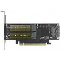 PCIe x16 Card - 1 x M.2 Key B + 1 x NVMe M.2 Key M + 1 x mSATA, Interface Card — Buy in Cyprus with Fast Delivery