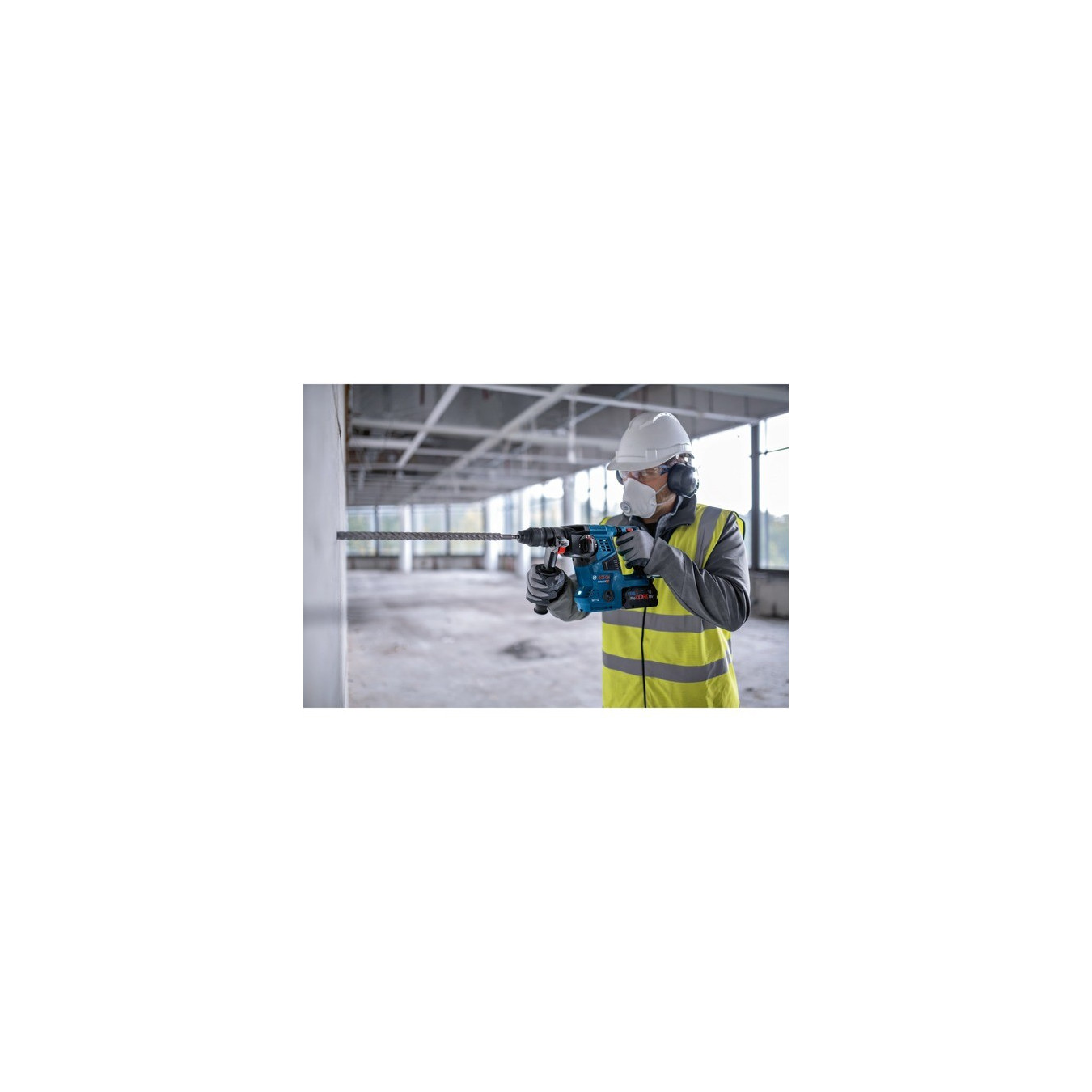 Cordless hammer drill - GBH 18V-28 CF Professional - with GDE 18V-16 — Buy in Cyprus with Fast Delivery