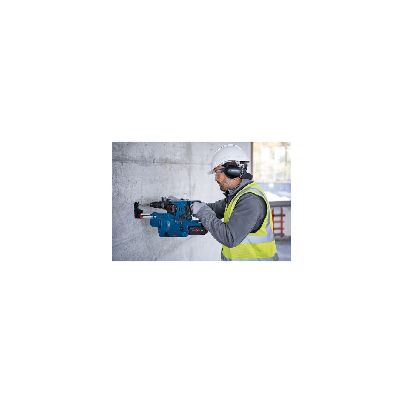 Cordless hammer drill - GBH 18V-28 CF Professional - with GDE 18V-16 — Buy in Cyprus with Fast Delivery