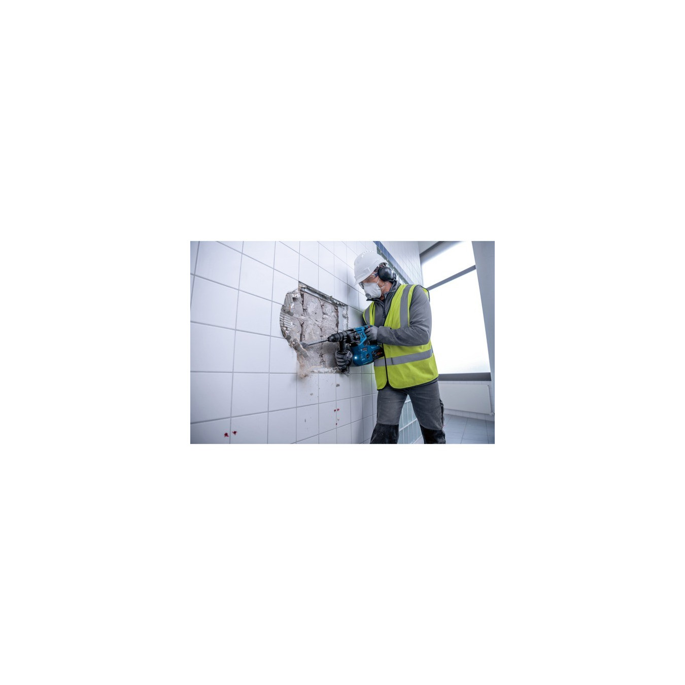 Cordless hammer drill - GBH 18V-28 CF Professional - with GDE 18V-16 — Buy in Cyprus with Fast Delivery