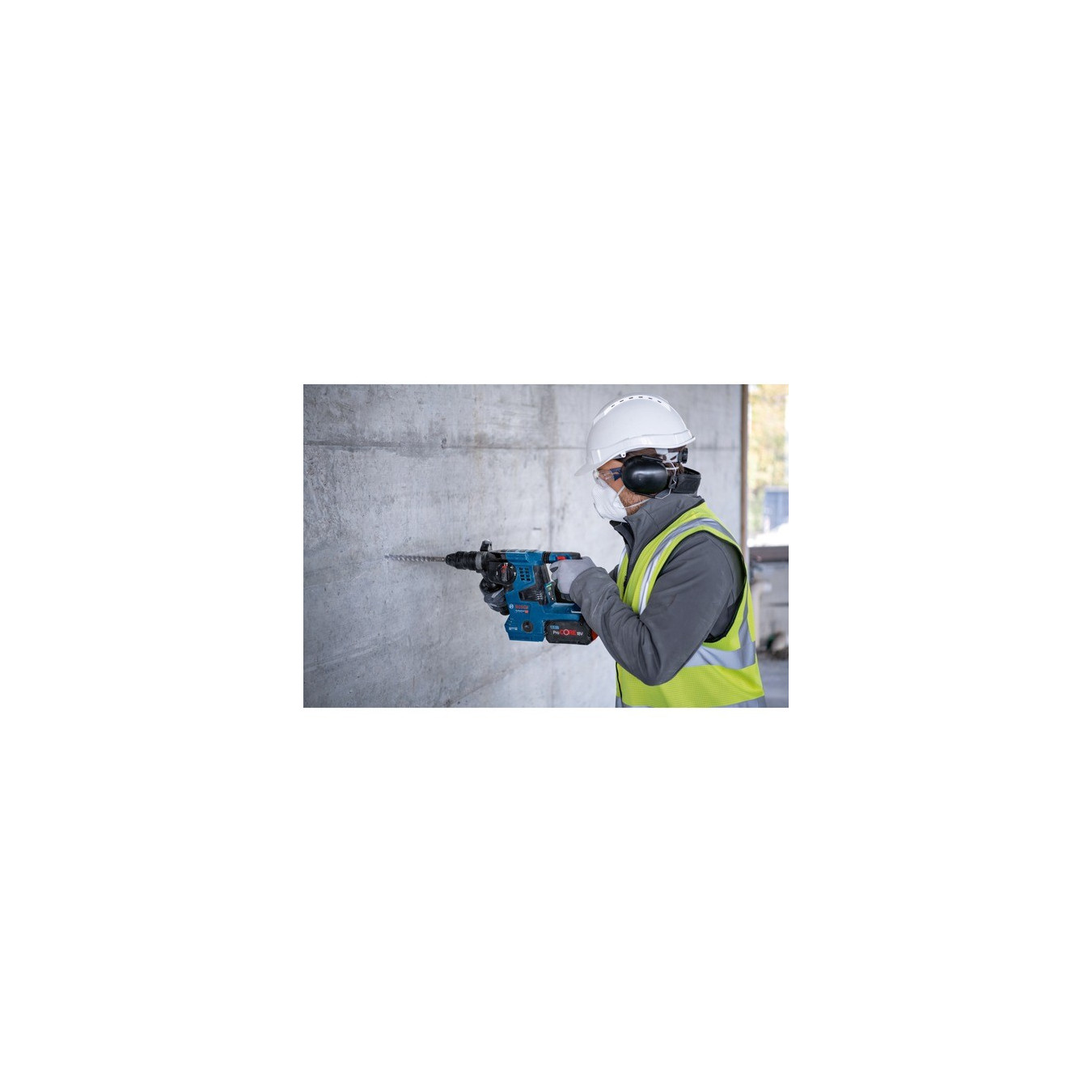 Cordless hammer drill - GBH 18V-28 CF Professional - with GDE 18V-16 — Buy in Cyprus with Fast Delivery