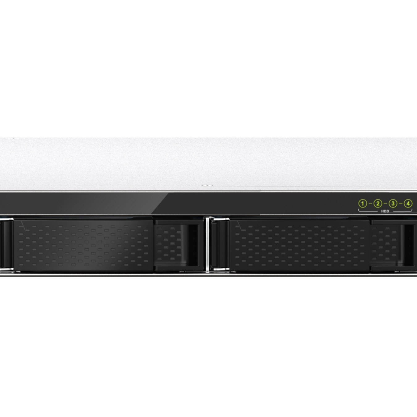QNAP TS-435XeU-4G - Short-Depth 4-Bay Rackmount NAS, 4GB RAM, 10GbE SFP+ & 2.5GbE, NVMe Cache