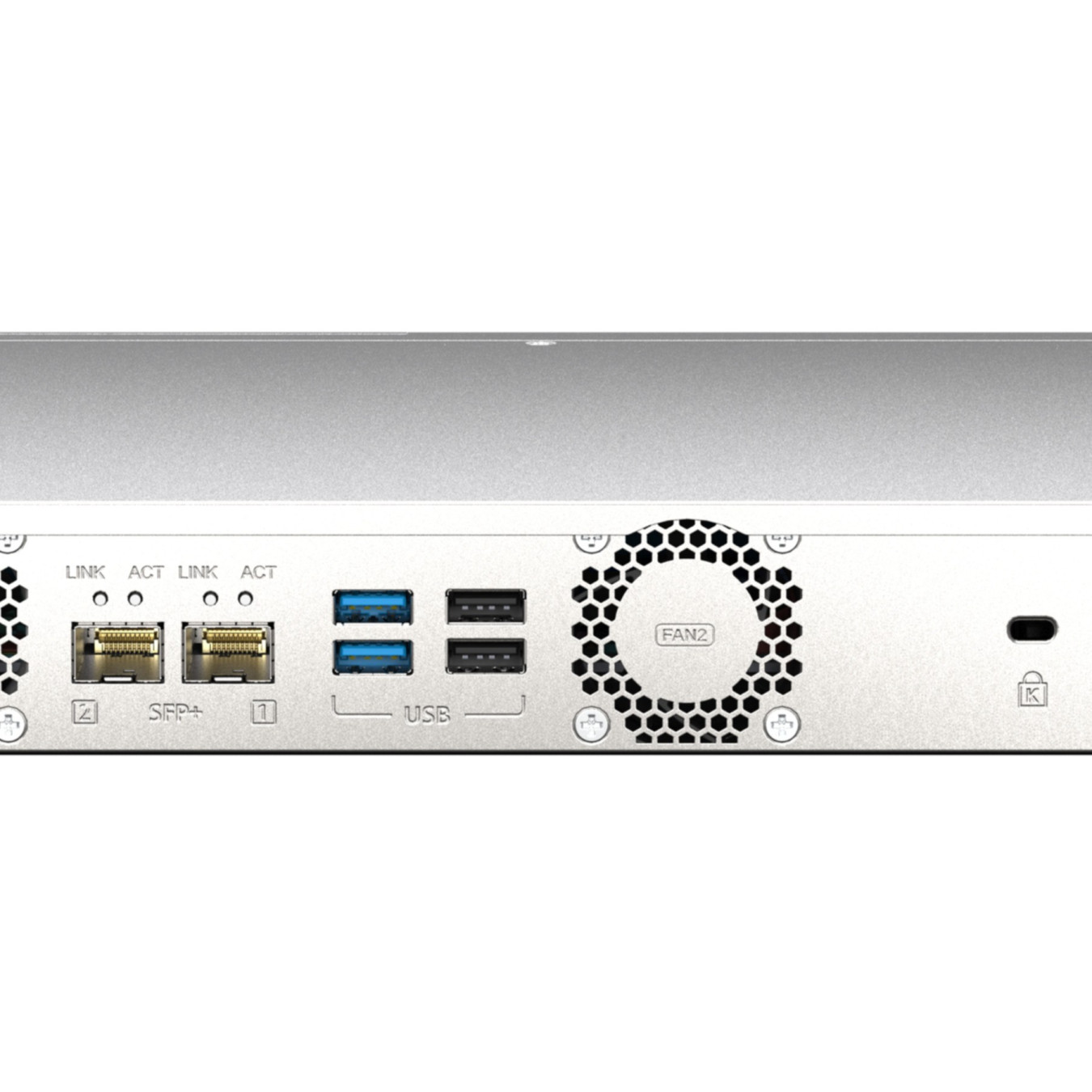 QNAP TS-435XeU-4G - Short-Depth 4-Bay Rackmount NAS, 4GB RAM, 10GbE SFP+ & 2.5GbE, NVMe Cache