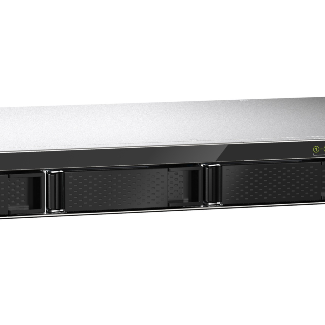 QNAP TS-435XeU-4G - Short-Depth 4-Bay Rackmount NAS, 4GB RAM, 10GbE SFP+ & 2.5GbE, NVMe Cache