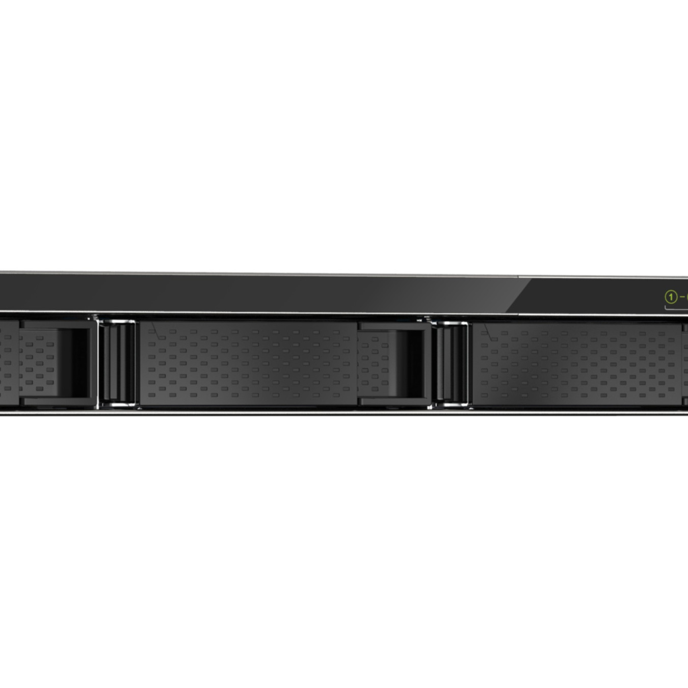 QNAP TS-435XeU-4G - Short-Depth 4-Bay Rackmount NAS, 4GB RAM, 10GbE SFP+ & 2.5GbE, NVMe Cache