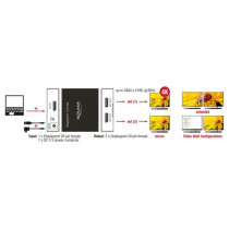 DisplayPort Splitter - 1.2 to 2x DisplayPort 4K — Buy in Cyprus with Fast Delivery