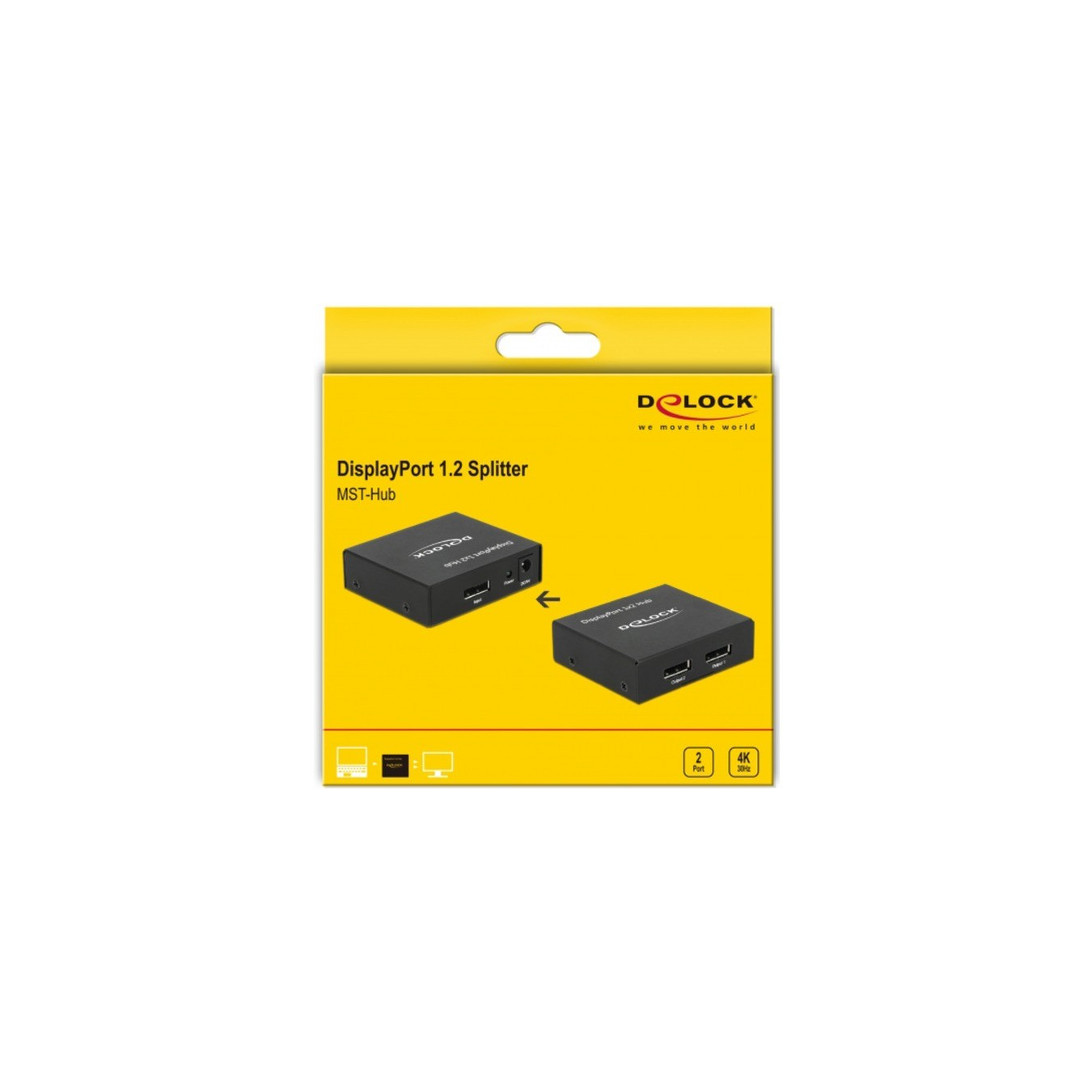 DisplayPort Splitter - 1.2 to 2x DisplayPort 4K — Buy in Cyprus with Fast Delivery