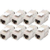 CAT 6A Keystone module shielded tool-free 8 pieces - keystone module — Buy in Cyprus with Fast Delivery