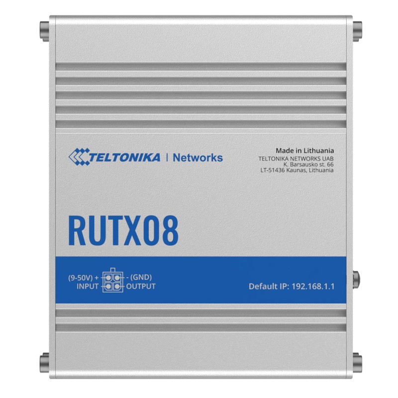 Buy Teltonika RUTX08 Router - Quad-core CPU, 256MB RAM, 4× Gigabit Ethernet, In... in Cyprus, Nicosia, Limassol, Larnaka, Pafos