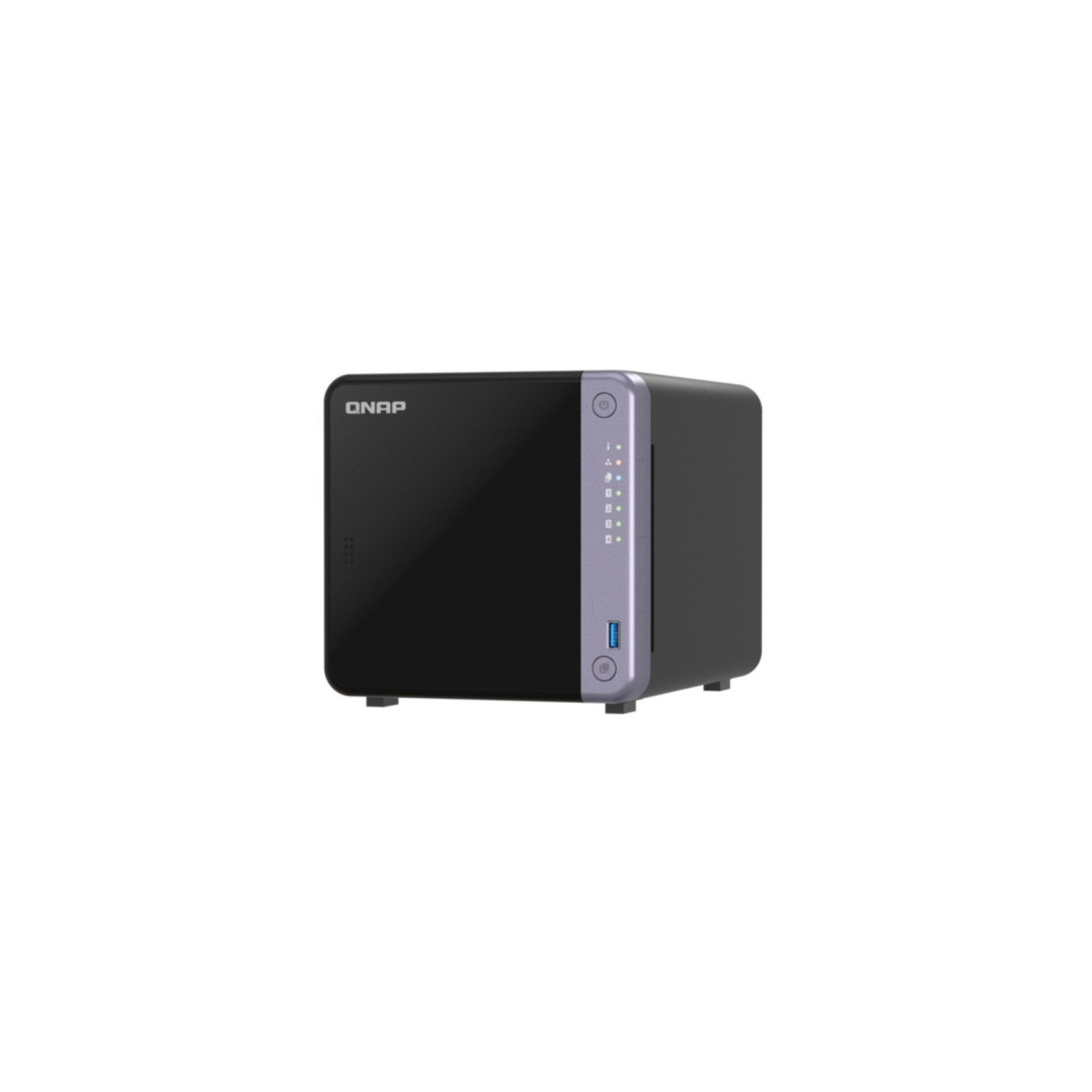 QNAP TS-432X-4G - 4-Bay NAS Server - Quad-core 2.0GHz, 4GB RAM (expandable), 10GbE SFP+, Dual 2.5GbE