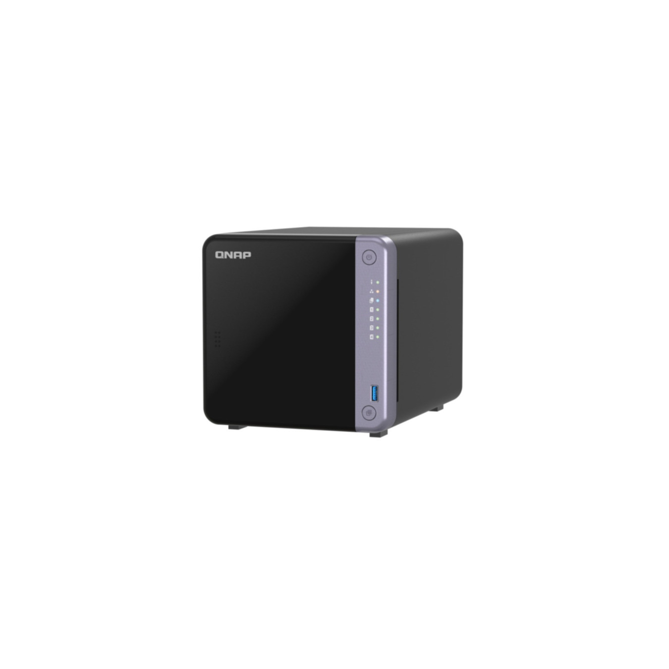 QNAP TS-432X-4G - 4-Bay NAS Server - Quad-core 2.0GHz, 4GB RAM (expandable), 10GbE SFP+, Dual 2.5GbE