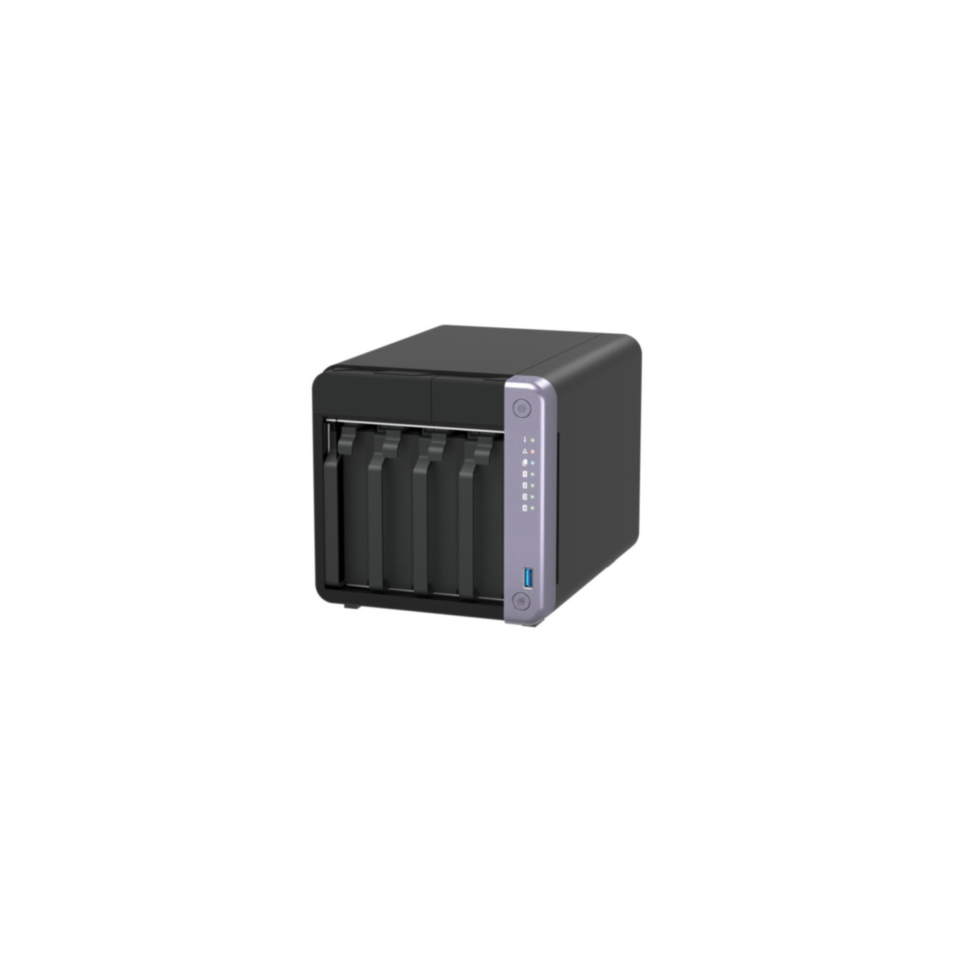 QNAP TS-432X-4G - 4-Bay NAS Server - Quad-core 2.0GHz, 4GB RAM (expandable), 10GbE SFP+, Dual 2.5GbE