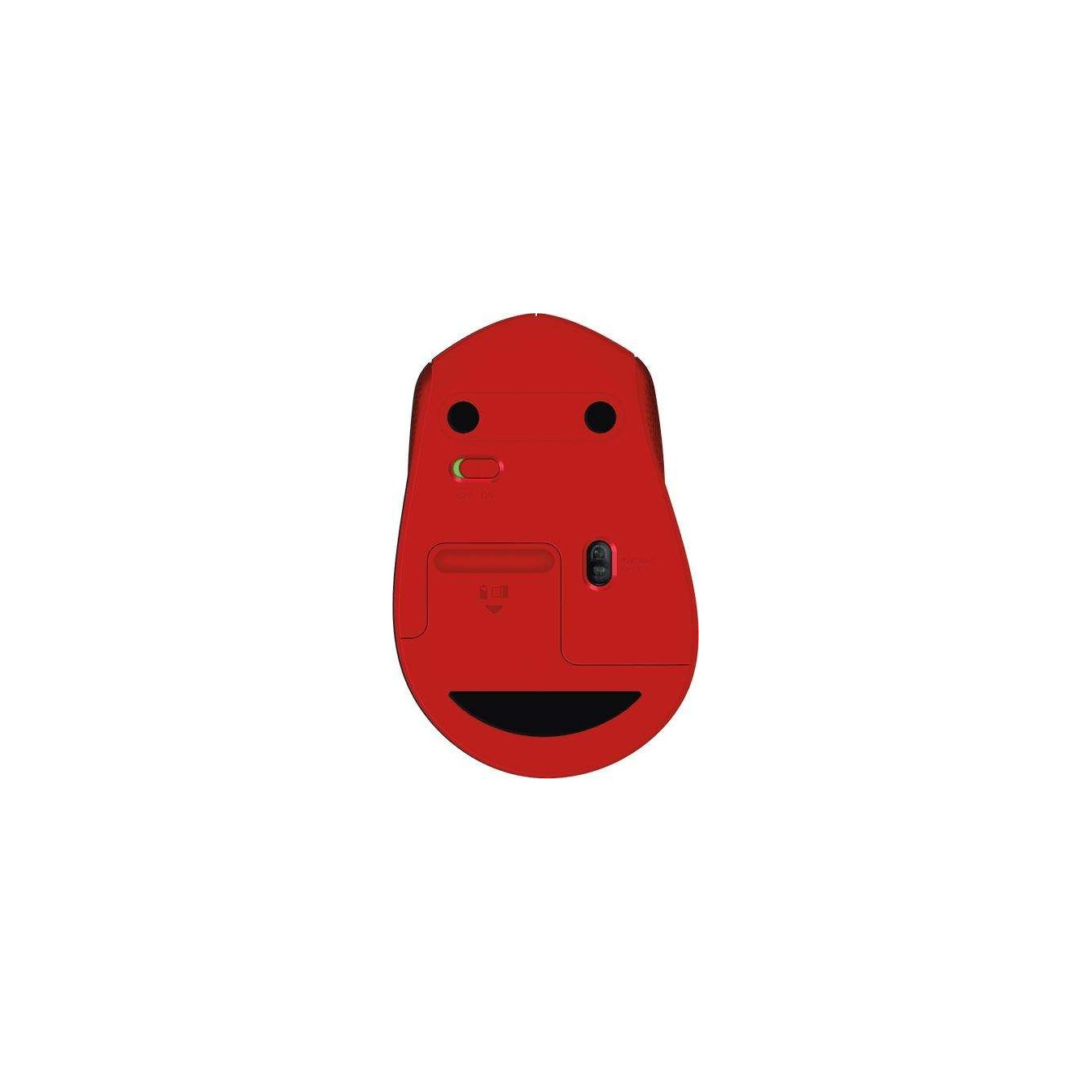 Logitech M330 Silent Plus - 910-004911 - Red, Silent Wireless Right-Hand Office Mouse — Buy in Cyprus with Fast Delivery