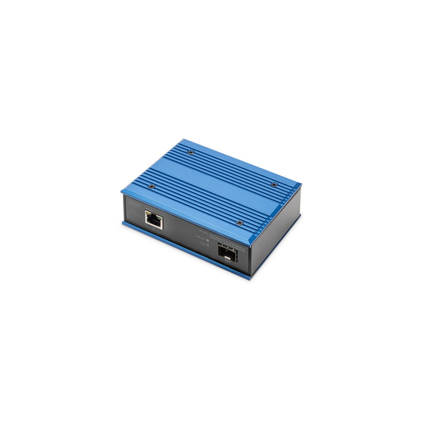 10 100 1000 Base-TX to 1000 Base-FX Industrial Media Converter - 10 100 1000 Base-TX to 1000 Base-FX