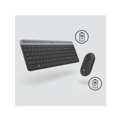 Buy Logitech MK470 Slim Wireless Keyboard & Mouse Combo - 920-009204 - Graphite,... in Cyprus, Nicosia, Limassol, Larnaka, Pafos