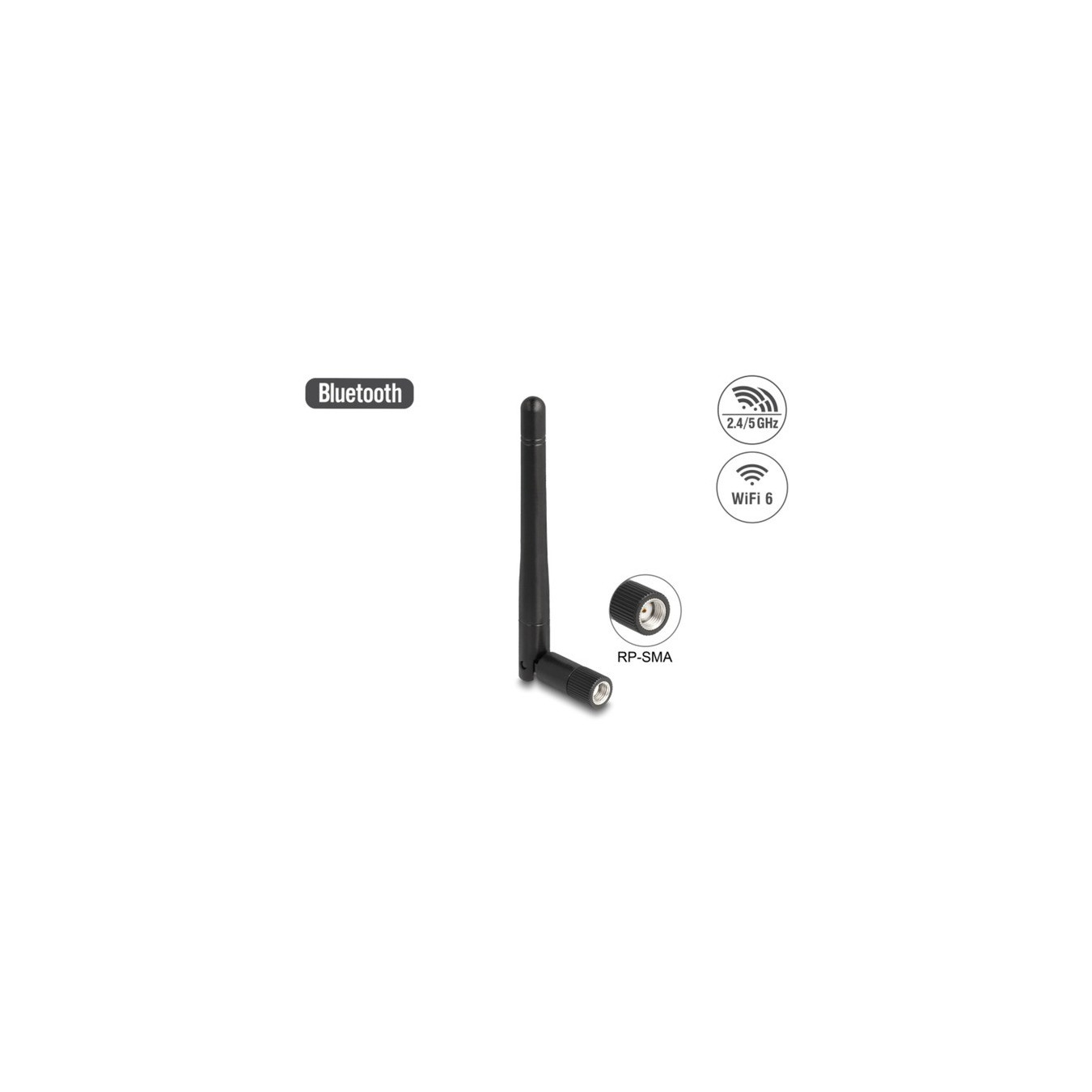 WLAN Antenna - 802.11 RP-SMA 2 dBi — Buy in Cyprus with Fast Delivery